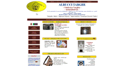 Desktop Screenshot of albuccitarghe.com